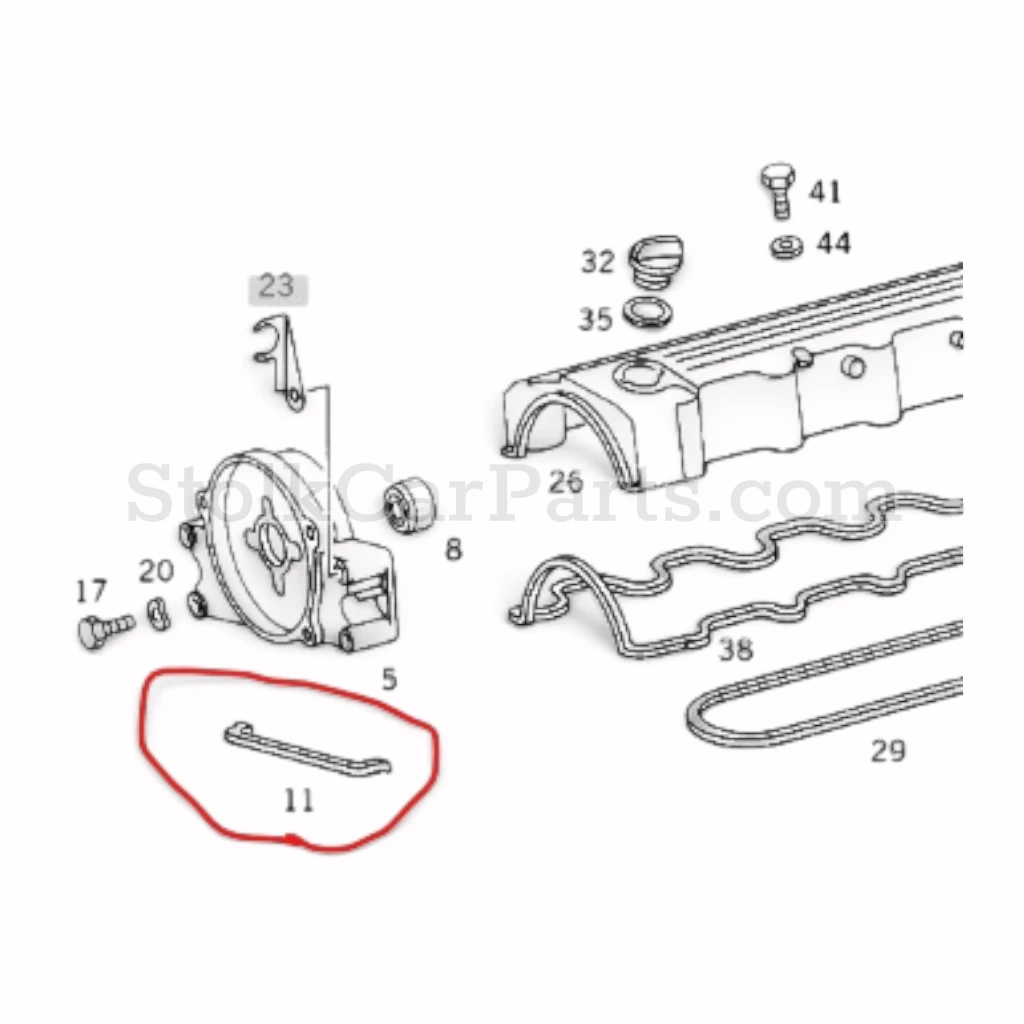 MB-1030150220-MOT-NB GASKET HANDLEBAR COVER R107